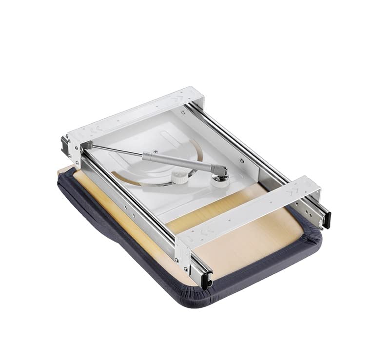 HIDE AWAY IRONING BOARDS Foldable Rotated Ironing Board Closet Pull-Out Stow Away in The Cabinet Ironing Station for Home, Apartment, Beige