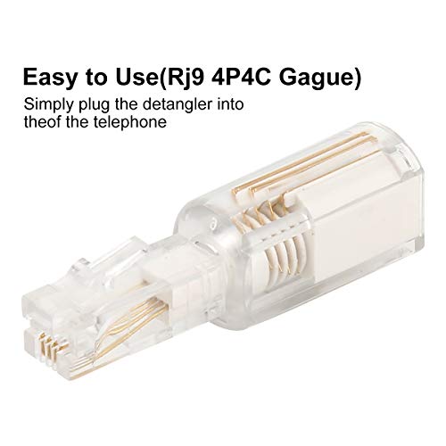 image for Telephone Cord Detangler, Uvital Wireless Anti-Tangle Telephone Handse