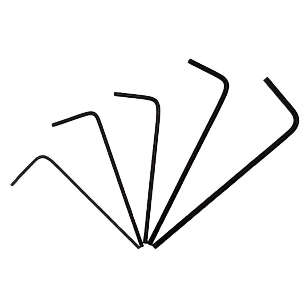 ARNDT Germany 5PCS Hex Key Set | Mini Hex Key Set: 0.7, 0.9, 1.0, 1.19, 1.27mm | Chromium Vanadium Steel