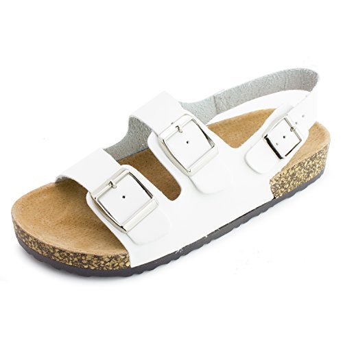 buckle strap sandals womens