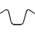 Burly Brand Narrow Bottom Ape Hanger Handlebar - 12 inch Height, Black Finish, For Harley Davidson and Most Motorcycles (B28-348)