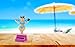Solar Toy ~ Dancing Cool Beach Bikini Lady with Swimming Suit Bobble Head Car Dash Home Decor US Seller