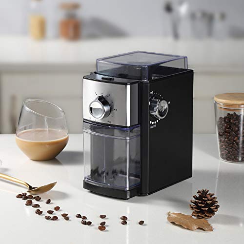 Upgrade Electric Burr Coffee Grinder for Coffee Lovers CHEFFANO 17