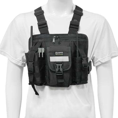 【ENFOLD】TWO-WAY HOLDER VEST Amazon.com: Radio Shoulder Holster Chest Harness Holder Vest Rig