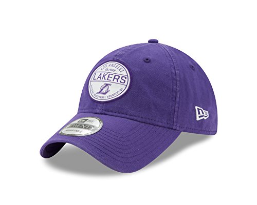 NBA Los Angeles Lakers Adult Core Standard 9TWENTY Adjustable Cap, One Size, Purple