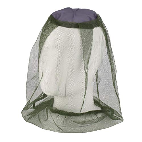 Sunshinehomely Mosquito Head Net Hat, Men Women Outdoor Safari Hat Net Mesh Protection from Insect Bee Mosquito Gnats