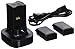 Xbox 360 Controller Charger YKS Charging Station Charger Dock+2X 4800mAh Rechargeable Battery for Xbox 360
