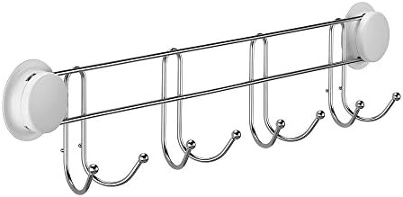 Garbath Bathroom Towel Hooks Wall Mount Suction Cup Towel Holder, 260016