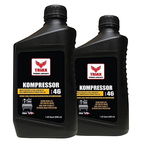 TRIAX Kompressor MV ISO 46, Multi Vis, Full Synthetic Air Compressor