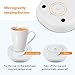 Mug Warmer Coffee Warmer,Auto Shut On/Off Beverage Warmers Cup Heater for Desk Coffee Warmer,Constant Keep Temperature 55℃／131℉,Safely Use for Office/Home to Warm Coffee Tea Milk Candle