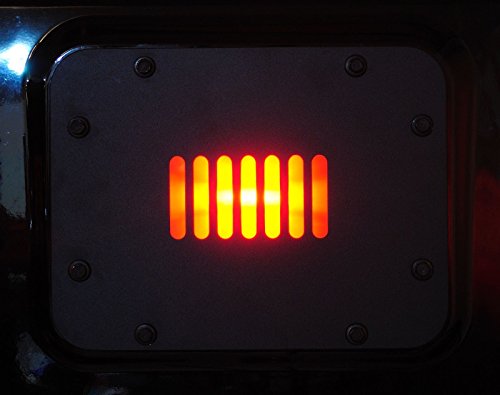 JEEP JK Tailgate Vent-Plate Cover with LED LIGHT / Spare