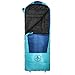 Lucky Bums Youth Explorer 30F/-1C Temperature Rated Envelope Style Sleeping Bag, Compressing Carry Bag Included, Blue