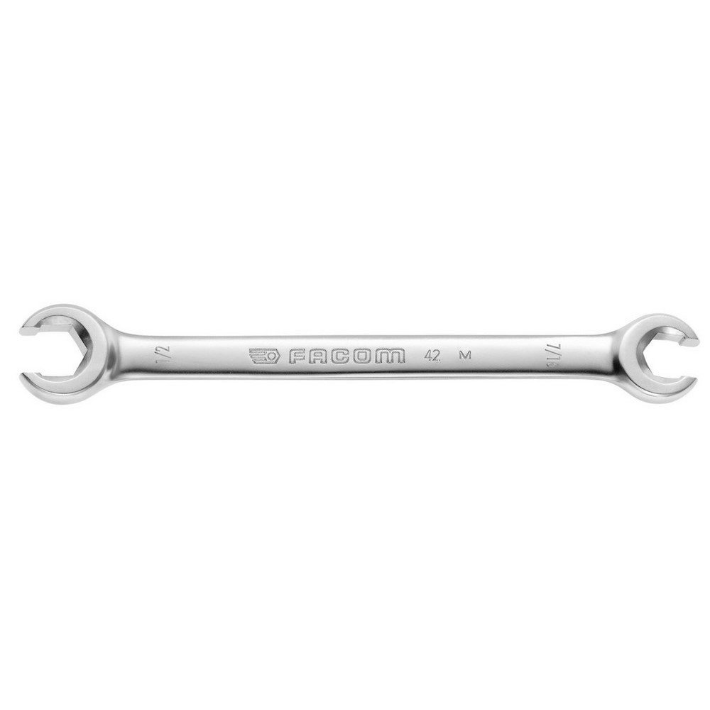 FACOM 42.7/16X1/2 Series 42 Inch 15 Degree Hinged Flare Nut Wrench, 7/16 inch x 1/2 inch Size