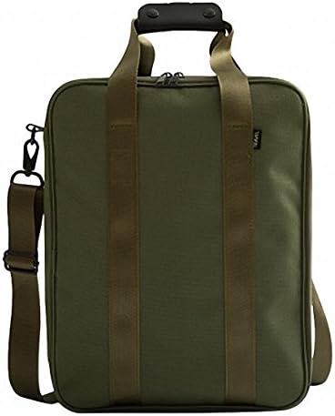 Alronth Small Travel Messenger Briefcase Bag /Carry on Portable Luggage Duffel Bag with Shoe Compartment for Men and Women’s-Ideal for Hiking and Camping Overnight,Weekend Travel (Green)