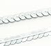 PEPPERLONELY Brand, 100 Yard Roll Silver Color Flat Bling Sequins Spool String 6mm(1/4