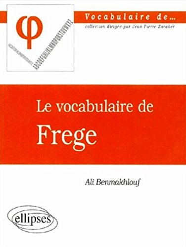 Le  vocabulaire de Frege