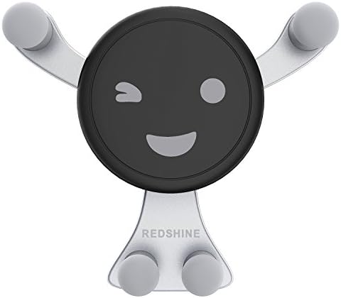 REDSHINE Car Mount Phone Holder Automatic Locking Universal Air Vent GPS Cell Phone Holder for Car for iPhone X/8/7/7P/6s/6P/5S, Galaxy S5/S6/S7/S8/S9,Note8 Google, LG, Huawei and More(Sliver1)