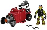 Teenage Mutant Ninja Turtles Turtle Hot Rod with Michelangelo Vehicle