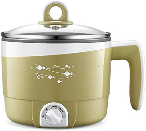 Household Mini, Non-stick Rice Cooker Electric Wok Multi-function, Dormitory Student Bedroom Cooking Noodle Artifact And Cooking (Size : Without Green)
