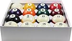 Aramith 2-1/4" Regulation Size Crown Standard Billiard/Pool Balls, Complete 16 Ball Set