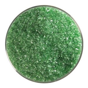 5 Oz Light Green Transparent Medium Frit - 90 Coe