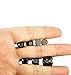 Jstyle 4 Pairs Stainless Steel Stud Earrings for Men Women Magnetic Stud Earrings Non-piercing CZ 8mm B