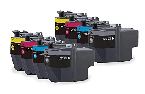 LC3219XL x2 Full Sets of Cyan, Magenta, Yellow & Black Non-OEM Ink Cartridges LC-3219 LC-3217