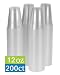 TashiBox 12 oz clear plastic cups - 200 count - Disposable cold drink party cups primary