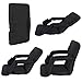 HomGarden Set of 2 Stadium Seat Chair for Bleachers Benches Grandstand Comfort Seats, 5 Reclining Custom Padded Cushion Backs Armrest Support