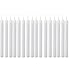 Eika Box of 20 White Chime Candles 4 Inch