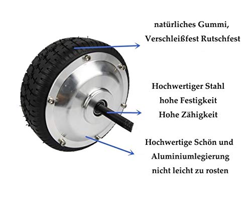 JAKROO Wheelchair Accessories, Electric brushless DC Control Tires, Dual Shaft with Gear hub Motor, Suitable for Electric Vehicles/Bicycles/Various wheelchairs/Golf carts/Balance Cars/Scooters