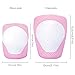 Kid's Protective Gear Set,Roller Skating Skateboard BMX Scooter Cycling Protective Gear Pads (Knee Pads+Elbow Pads+Wrist Pads),(White)