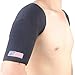 SX545 Sports Magnetic Double Shoulder Brace Support Strap Wrap Belt Band Pad - Black Free Size, Suitable for shoulder breadth 40-50cm