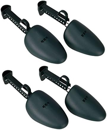 Xubox Shoe Tree Stretcher, 2 Pairs Practical Plastic Adjustable Length Men Shoe Tree Stretcher Boot Holder Organizers to Keep Shape for Boots &amp; Tennis Shoes, Moccasins, Sneakers and More, Dark Green