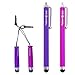 Eco-Fused Case Bundle for Apple iPod Touch 4 Including 5 Bling Glitter Hard Cases / 4 Stylus Pens / 2 Screen Protectors/Microfiber Cleaning Cloth - Perfect for Girls