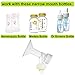 Nenesupply Pump Parts with 27mm Flanges Compatible with Medela Breastpumps Incl. Flange Breastshield Valve Membrane for Pump in Style Symphony Swing Not Original Medela Pump Parts