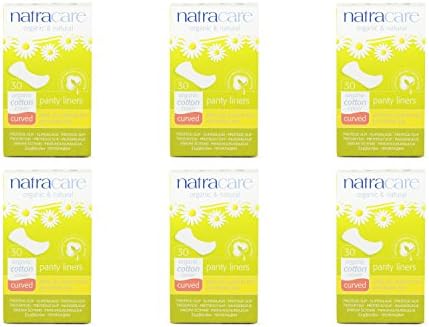 Natracare Organic & Natural Curved Panty Liners 30 ea (Pack of 6)
