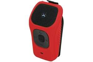 noxgear 39g Wearable Bluetooth Speaker Silicone Skin - Ultra-Thin, Multiple Colors, Scuff Protection, Soft Touch Silicone (Red Hot)