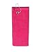 Simplicity 100% Cotton Terry Sports Golf Towel with Grommet and Hook, Tro.Pink