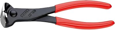 KNIPEX End Cutting Nipper 180 mm with Plastic Coating 68 01 180