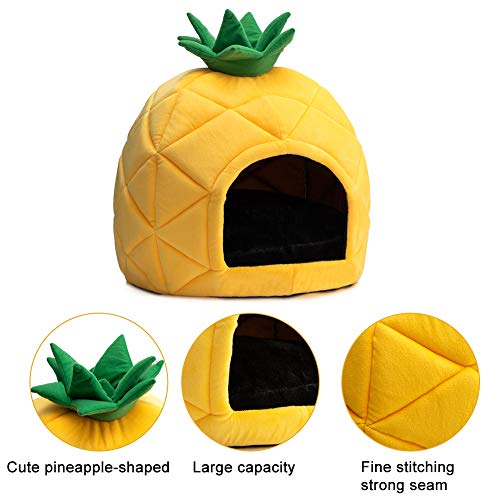 pineapple dog bed large