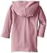 L'ovedbaby Unisex-Baby Newborn Organic Hoodie, Mauve, 6/9 Months