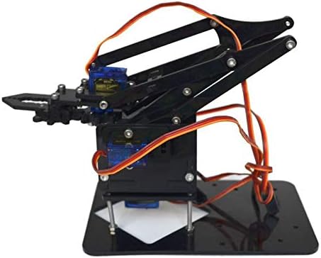 Beauneo Robot Arm Kit Educational Robotic Claw Set MULTI SCREWS ASSEMBLED ACCESSORIES To Raspberry Pi （No Board）