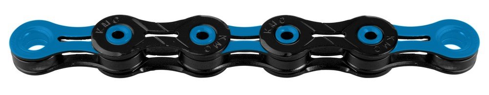 KMC X-11 SL DLC Super Light Bicycle Chain, Black/Blue, One Size