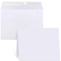 Joyberg Blank Cards and Envelopes 4x6, 30 Pack White Invitation Cardstock with Envelopes, Thank you Blank Greeting Cards and 