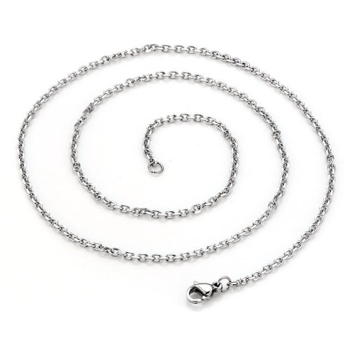 Zysta Stainless Steel Cylinder Container Memorial Keepsake Ashes Urn Pendant Necklace +24 Inches Chain+Funnel Kit+Gift Box, Cremation Jewelry