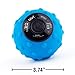 Bivi 4-Speed Vibrating Massage Ball - Therapy Ball for Myofascial Release, Replaces Lacrosse Ball Trigger Point Massage, Plantar Fasciitis, Foot, Back, Legs, Deep Tissue Massage Therapy (Blue)