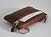 Genuine Leather Change Purse, coin wallet with attached key ring - UNISEX!