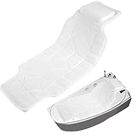 HOMESROP Full Body Spa Bath Pillow Mat, 3D Air Mesh Bathtub Cushion Mattress, Air Bath Bed with Non-Slip Suction Cups（13535CM）