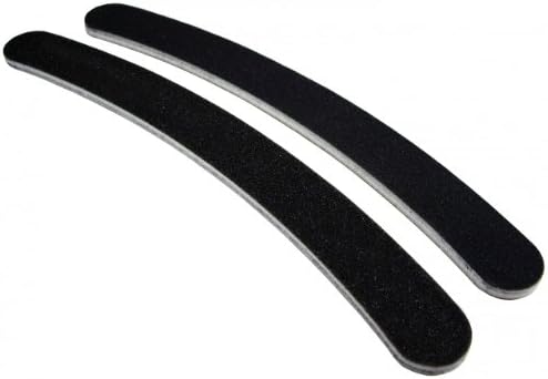 Premium Black 100/100 Banana Washable Nail File 50 Pack by Jaylie